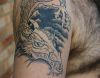 chinese dragon pic tattoo on shoulder